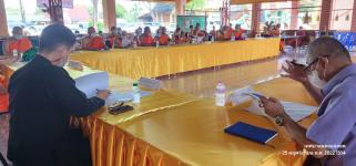 ทน.แม่สอด ร่วมประชุมคณะกรรมการจัดงานพิธีพระราชทานเพลิงศพ พระราชวีรากร (วิเชียร ฐานวโร) อดีตเจ้าคณะจังหวัดตาก และอดีตเจ้าอาวาสวัดตรีรัตนาราม 