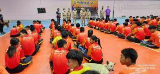 ทน.แม่สอด มอบโอวาทคณะนักกีฬาก่อนเข้าร่วมการแข่งขันกีฬาเยาวชนแห่งชาติ ภาค 5 ครั้งที่ 38 “พิจิตรเกมส์”