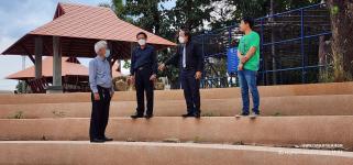 ทน.แม่สอด ลงพื้นที่ติดตามความคืบหน้างานก่อสร้างพระตำหนัก  สมเด็จพระนเรศวรมหาราช และศาลหลักเมือง