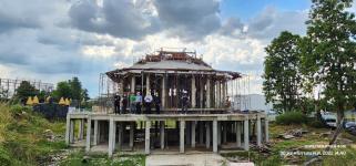 ทน.แม่สอด ลงพื้นที่ติดตามความคืบหน้างานก่อสร้างพระตำหนัก  สมเด็จพระนเรศวรมหาราช และศาลหลักเมือง