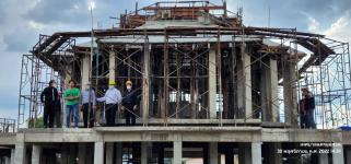 ทน.แม่สอด ลงพื้นที่ติดตามความคืบหน้างานก่อสร้างพระตำหนัก  สมเด็จพระนเรศวรมหาราช และศาลหลักเมือง