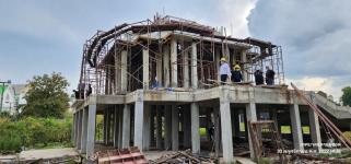 ทน.แม่สอด ลงพื้นที่ติดตามความคืบหน้างานก่อสร้างพระตำหนัก  สมเด็จพระนเรศวรมหาราช และศาลหลักเมือง