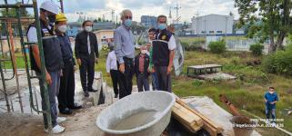 ทน.แม่สอด ลงพื้นที่ติดตามความคืบหน้างานก่อสร้างพระตำหนัก  สมเด็จพระนเรศวรมหาราช และศาลหลักเมือง