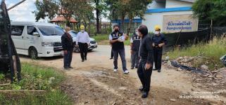 ทน.แม่สอด ลงพื้นที่ติดตามความคืบหน้างานก่อสร้างพระตำหนัก  สมเด็จพระนเรศวรมหาราช และศาลหลักเมือง