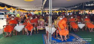 ทน.แม่สอด ร่วมพิธีพระราชทานเพลิงสรีระสังขาร พระราชวีรากร อดีตเจ้าคณะจังหวัดตาก และอดีตเจ้าอาวาสวัดตรีรัตนาราม 