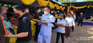 ทน.แม่สอด ร่วมพิธีพระราชทานเพลิงสรีระสังขาร พระราชวีรากร อดีตเจ้าคณะจังหวัดตาก และอดีตเจ้าอาวาสวัดตรีรัตนาราม 