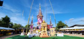 ทน.แม่สอด ร่วมพิธีพระราชทานเพลิงสรีระสังขาร พระราชวีรากร อดีตเจ้าคณะจังหวัดตาก และอดีตเจ้าอาวาสวัดตรีรัตนาราม 