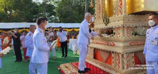 ทน.แม่สอด ร่วมพิธีพระราชทานเพลิงสรีระสังขาร พระราชวีรากร อดีตเจ้าคณะจังหวัดตาก และอดีตเจ้าอาวาสวัดตรีรัตนาราม 