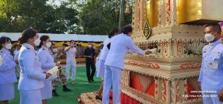 ทน.แม่สอด ร่วมพิธีพระราชทานเพลิงสรีระสังขาร พระราชวีรากร อดีตเจ้าคณะจังหวัดตาก และอดีตเจ้าอาวาสวัดตรีรัตนาราม 