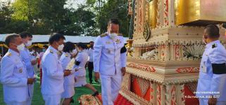 ทน.แม่สอด ร่วมพิธีพระราชทานเพลิงสรีระสังขาร พระราชวีรากร อดีตเจ้าคณะจังหวัดตาก และอดีตเจ้าอาวาสวัดตรีรัตนาราม 