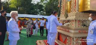 ทน.แม่สอด ร่วมพิธีพระราชทานเพลิงสรีระสังขาร พระราชวีรากร อดีตเจ้าคณะจังหวัดตาก และอดีตเจ้าอาวาสวัดตรีรัตนาราม 