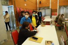 ทน.แม่สอด จัดฝึกอบรมคณะกรรมการประจำหน่วยเลือกตั้งเจ้าหน้าที่รักษาความปลอดภัยประจำที่เลือกตั้งและอสม.