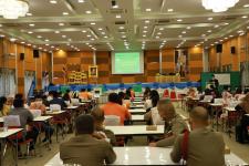 ทน.แม่สอด จัดฝึกอบรมคณะกรรมการประจำหน่วยเลือกตั้งเจ้าหน้าที่รักษาความปลอดภัยประจำที่เลือกตั้งและอสม.