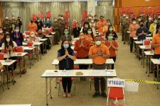 ทน.แม่สอด จัดฝึกอบรมคณะกรรมการประจำหน่วยเลือกตั้งเจ้าหน้าที่รักษาความปลอดภัยประจำที่เลือกตั้งและอสม.