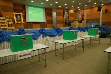 ทน.แม่สอด จัดฝึกอบรมคณะกรรมการประจำหน่วยเลือกตั้งเจ้าหน้าที่รักษาความปลอดภัยประจำที่เลือกตั้งและอสม.