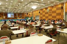 ทน.แม่สอด จัดฝึกอบรมคณะกรรมการประจำหน่วยเลือกตั้งเจ้าหน้าที่รักษาความปลอดภัยประจำที่เลือกตั้งและอสม.