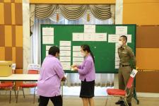 ทน.แม่สอด จัดฝึกอบรมคณะกรรมการประจำหน่วยเลือกตั้งเจ้าหน้าที่รักษาความปลอดภัยประจำที่เลือกตั้งและอสม.