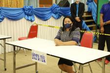 ทน.แม่สอด จัดฝึกอบรมคณะกรรมการประจำหน่วยเลือกตั้งเจ้าหน้าที่รักษาความปลอดภัยประจำที่เลือกตั้งและอสม.