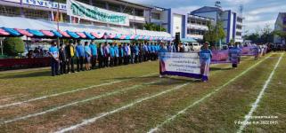 ทน.แม่สอด จัดแข่งขันกีฬาสีโรงเรียนเทศบาลวัดบุญญาวาส ประจำปีการศึกษา 2565 