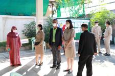 ทน.แม่สอด ลงพื้นที่ตรวจเยี่ยมหน่วยเลือกตั้งสมาชิกสภาเทศบาล เขตเลือกตั้งที่ 4 (แทนตำแหน่งที่ว่าง) 