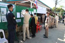 ทน.แม่สอด ลงพื้นที่ตรวจเยี่ยมหน่วยเลือกตั้งสมาชิกสภาเทศบาล เขตเลือกตั้งที่ 4 (แทนตำแหน่งที่ว่าง) 