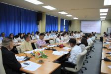 เทศบาลนครแม่สอด จัดอบรมโครงการ ผู้บริหารมอบนโยบายในการทำงานตามหลักธรรมาภิบาลให้กับพนักงานเทศบาลและพนักงานจ้าง ประจำปี 2561