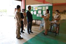 ทน.แม่สอด ลงพื้นที่ตรวจเยี่ยมหน่วยเลือกตั้งสมาชิกสภาเทศบาล เขตเลือกตั้งที่ 4 (แทนตำแหน่งที่ว่าง) 