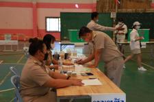 ทน.แม่สอด ลงพื้นที่ตรวจเยี่ยมหน่วยเลือกตั้งสมาชิกสภาเทศบาล เขตเลือกตั้งที่ 4 (แทนตำแหน่งที่ว่าง) 