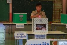 ทน.แม่สอด ลงพื้นที่ตรวจเยี่ยมหน่วยเลือกตั้งสมาชิกสภาเทศบาล เขตเลือกตั้งที่ 4 (แทนตำแหน่งที่ว่าง) 