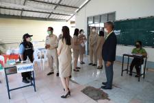 ทน.แม่สอด ลงพื้นที่ตรวจเยี่ยมหน่วยเลือกตั้งสมาชิกสภาเทศบาล เขตเลือกตั้งที่ 4 (แทนตำแหน่งที่ว่าง) 