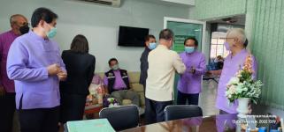 ทน.แม่สอด เข้าร่วมแสดงความยินดีกับนายวันเฉลิม จันทร์ยะคาร ในโอกาสที่มาดำรงตำแหน่งเจ้าพนักงานที่ดินจังหวัดตาก สาขาแม่สอด
