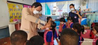 ทน.แม่สอด จัดกิจกรรมการรณรงค์หยอดวัคซีนโปลิโอ ประจำปี 2565 (ครั้งที่ 2) ในเขตเทศบาลนครแม่สอด