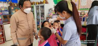 ทน.แม่สอด จัดกิจกรรมการรณรงค์หยอดวัคซีนโปลิโอ ประจำปี 2565 (ครั้งที่ 2) ในเขตเทศบาลนครแม่สอด