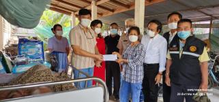 ทน.แม่สอด ร่วมกับผู้บริหารบริษัทแม่สอดฟรีโซน จำกัด ลงพื้นที่เยี่ยมผู้ป่วยติดเตียงและผู้พิการ ชุมชนสองแคว 1 