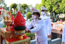 ทน.แม่สอด ร่วมพิธีวันสมเด็จพระเจ้าตากสินมหาราช และพิธีบวงสรวงดวงพระวิญญาณสมเด็จพระเจ้าตากสินมหาราช เพื่อน้อมรำลึกในพระมหากรุณาธิคุณ