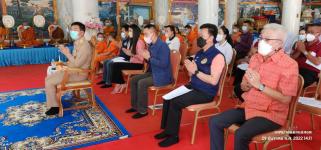 ทน.แม่สอด ร่วมพิธีเจริญพระพุทธมนต์ และเจริญจิตตภาวนา เพื่อถวายพระพรชัยมงคลแด่สมเด็จพระเจ้าลูกเธอ เจ้าฟ้าพัชรกิติยาภา นเรนทิราเทพยวดี กรมหลวงราช สาริณีสิริพัชร มหาวัชรราชธิดา