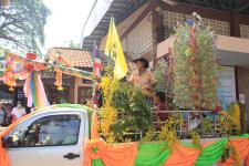 เทศบาลนครแม่สอด จัดขบวนแห่สงกรานต์ ประจำปี 2561 เพื่อสืบสานประเพณีและวัฒนธรรมอันดีงามของไทย 16 เมษายน 2561