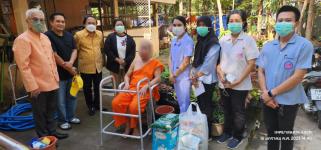 ทน.แม่สอด ร่วมกับนายอัครเดช ตาสะหลี บริษัทแม่สอดฟรีโซน จำกัด ลงพื้นที่กราบเยี่ยมพระภิกษุสงฆ์อาพาธ วัดตรีรัตนาราม