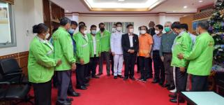 ทน.แม่สอด เข้าพบนายกองค์การบริหารส่วนจังหวัดตาก เพื่อสวัสดีปีใหม่และขอคำอวยพรในวาระดิถีขึ้นใหม่ประจำปี 2566