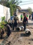 ทน.แม่สอด ลงพื้นที่ตรวจความเรียบร้อยการวางท่อระบายน้ำ ชุมชนประชารักษ์ เขตเทศบาลนครแม่สอด