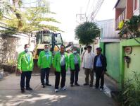 ทน.แม่สอด ลงพื้นที่ตรวจความเรียบร้อยการวางท่อระบายน้ำ ชุมชนประชารักษ์ เขตเทศบาลนครแม่สอด