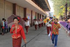 เทศบาลนครแม่สอด จัดขบวนแห่สงกรานต์ ประจำปี 2561 เพื่อสืบสานประเพณีและวัฒนธรรมอันดีงามของไทย 16 เมษายน 2561