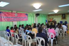 ทน.แม่สอด จัดโครงการฝึกอาชีพให้ความรู้ชุมชนในเขตเทศบาลนครแม่สอด “หลักสูตรน้ำยาดันฝุ่น น้ำยาซักผ้า” 