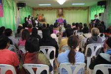 ทน.แม่สอด จัดโครงการฝึกอาชีพให้ความรู้ชุมชนในเขตเทศบาลนครแม่สอด “หลักสูตรน้ำยาดันฝุ่น น้ำยาซักผ้า” 