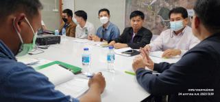 ทน.แม่สอด ร่วมประชุมติดตามงานก่อสร้างโครงการพัฒนาตามผังเมืองรวมเมืองแม่สอด ครั้งที่ 4 1/2566