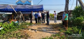 ทน.แม่สอด ร่วมประชุมติดตามงานก่อสร้างโครงการพัฒนาตามผังเมืองรวมเมืองแม่สอด ครั้งที่ 4 1/2566