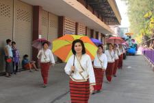 เทศบาลนครแม่สอด จัดขบวนแห่สงกรานต์ ประจำปี 2561 เพื่อสืบสานประเพณีและวัฒนธรรมอันดีงามของไทย 16 เมษายน 2561