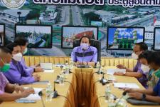 ทน.แม่สอด ร่วมประชุมปรึกษาหารือเกี่ยวกับการขุดเจาะถนนคอนกรีตและท่อแขวนสะพานในเขตเทศบาลนครแม่สอด