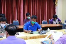 ทน.แม่สอด ร่วมประชุมปรึกษาหารือเกี่ยวกับการขุดเจาะถนนคอนกรีตและท่อแขวนสะพานในเขตเทศบาลนครแม่สอด