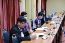 ทน.แม่สอด ร่วมประชุมปรึกษาหารือเกี่ยวกับการขุดเจาะถนนคอนกรีตและท่อแขวนสะพานในเขตเทศบาลนครแม่สอด